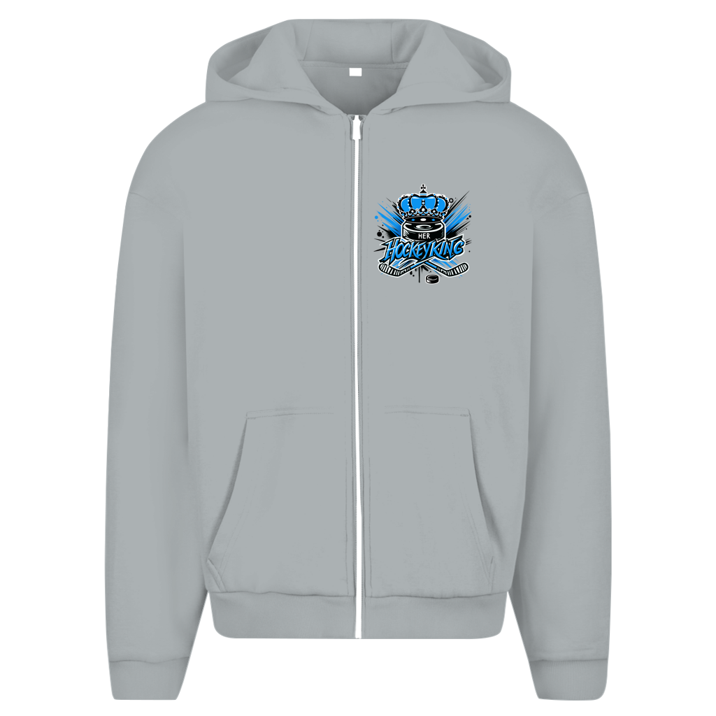 Oversize Zipper HER HOCKEYKING (front&back)