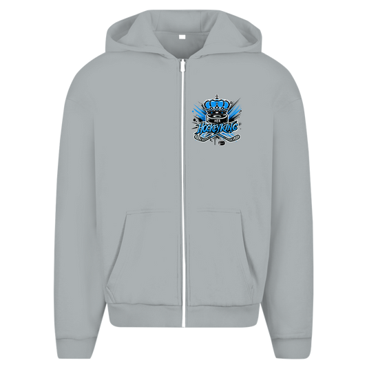 Oversize Zipper HER HOCKEYKING (front&back)