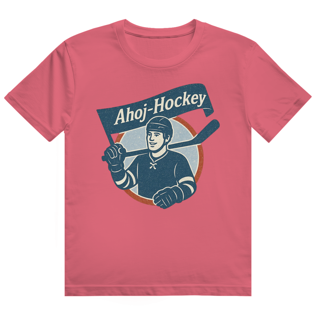 T-Shirt AHOJ-HOCKEY VINTAGE