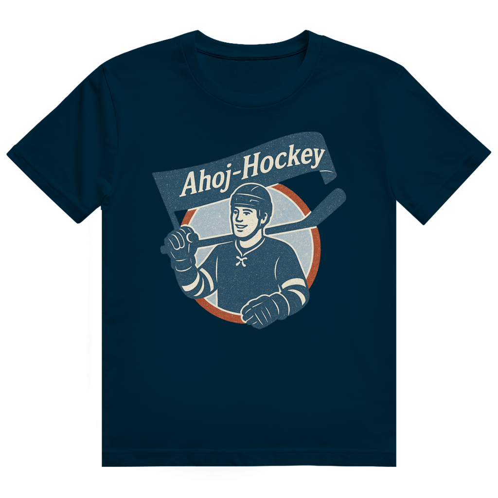 T-Shirt AHOJ-HOCKEY VINTAGE