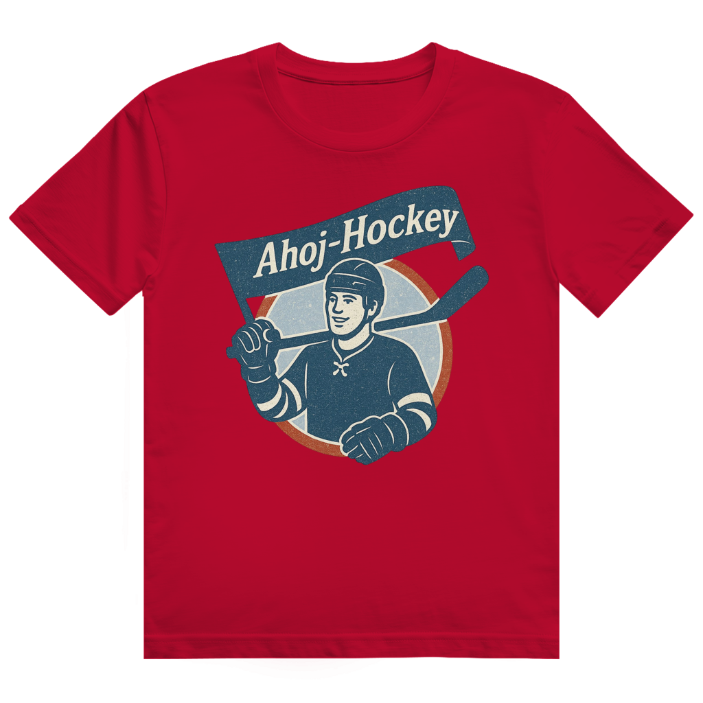 T-Shirt AHOJ-HOCKEY VINTAGE