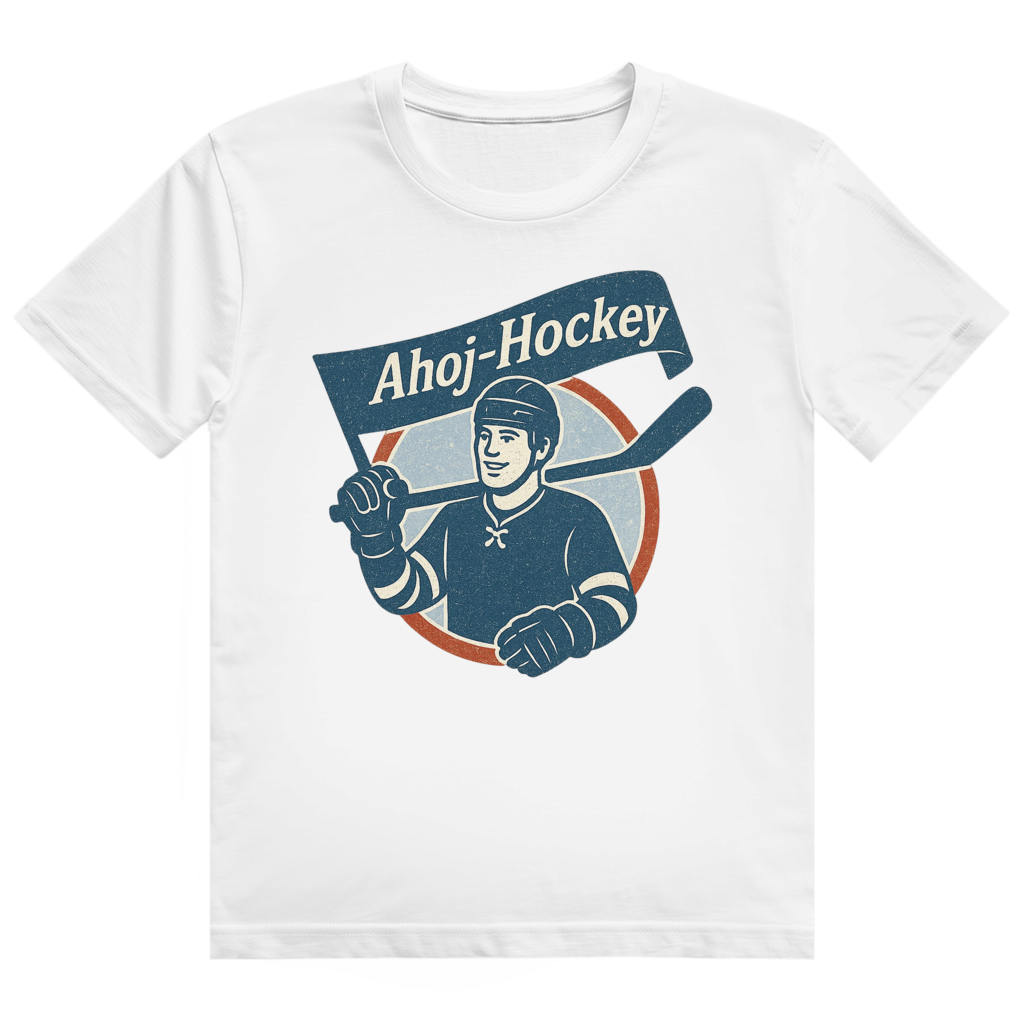 T-Shirt AHOJ-HOCKEY VINTAGE