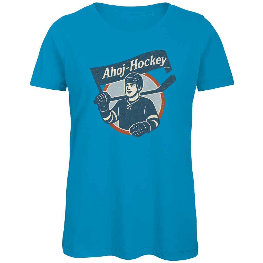 Ladies T-Shirt AHOJ-HOCKEY VINTAGE