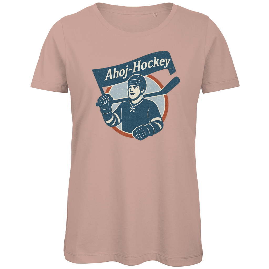 Ladies T-Shirt AHOJ-HOCKEY VINTAGE