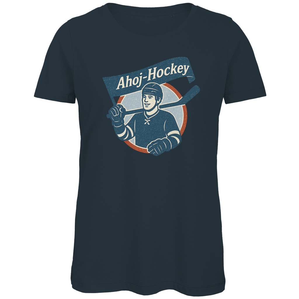 Ladies T-Shirt AHOJ-HOCKEY VINTAGE
