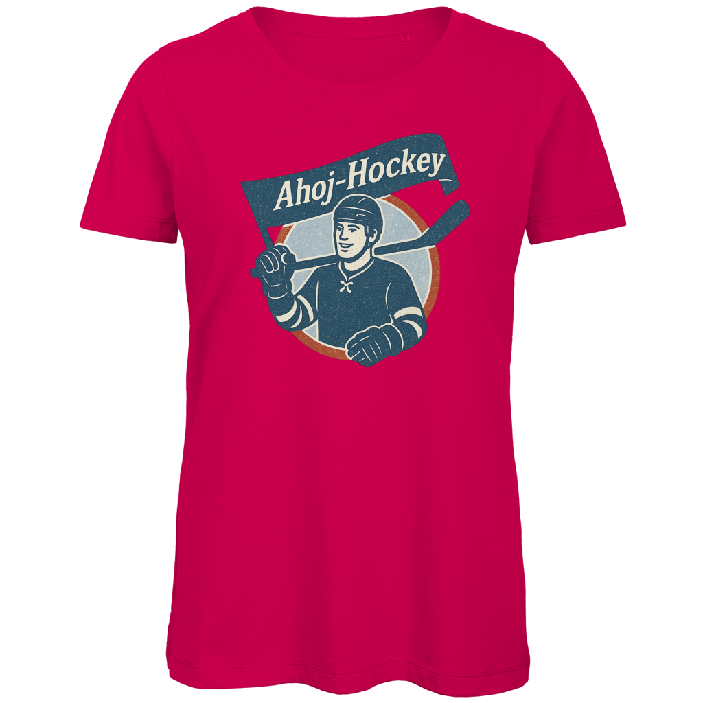 Ladies T-Shirt AHOJ-HOCKEY VINTAGE
