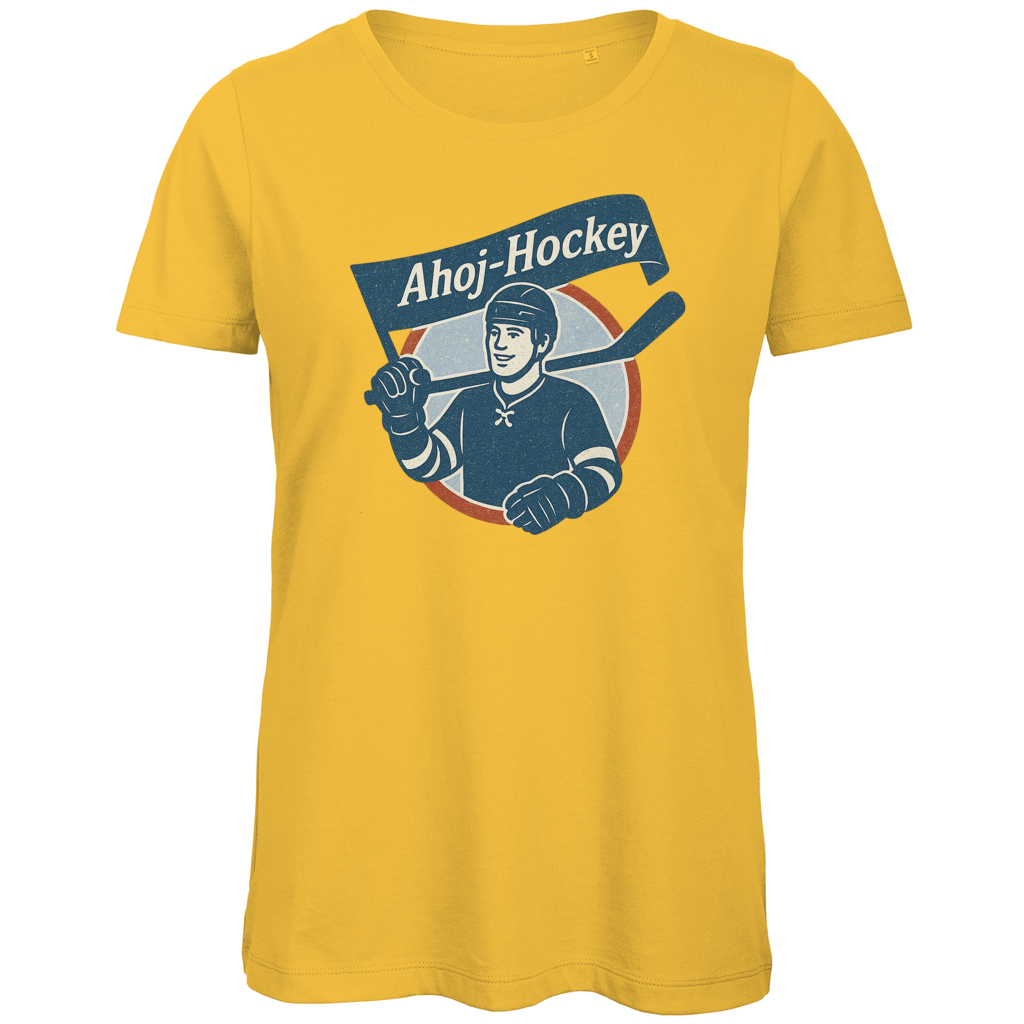 Ladies T-Shirt AHOJ-HOCKEY VINTAGE