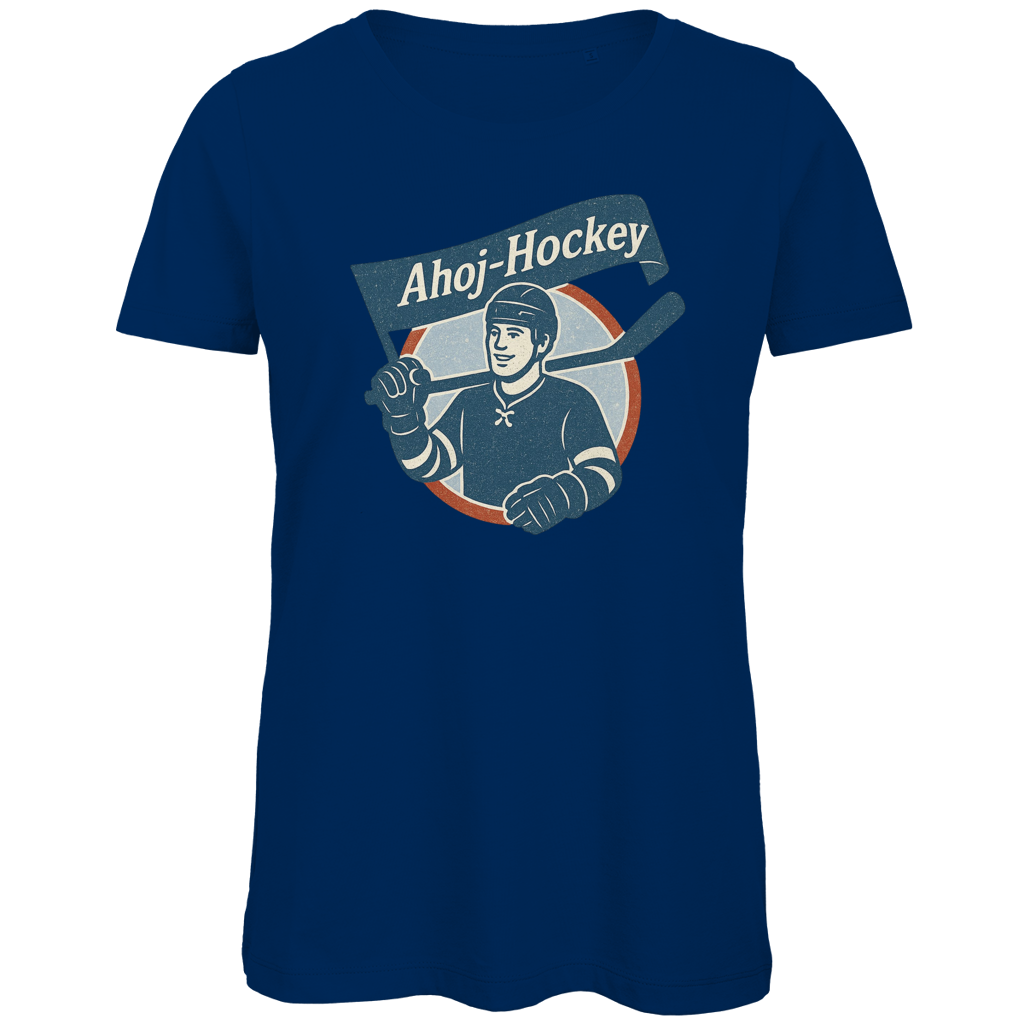 Ladies T-Shirt AHOJ-HOCKEY VINTAGE