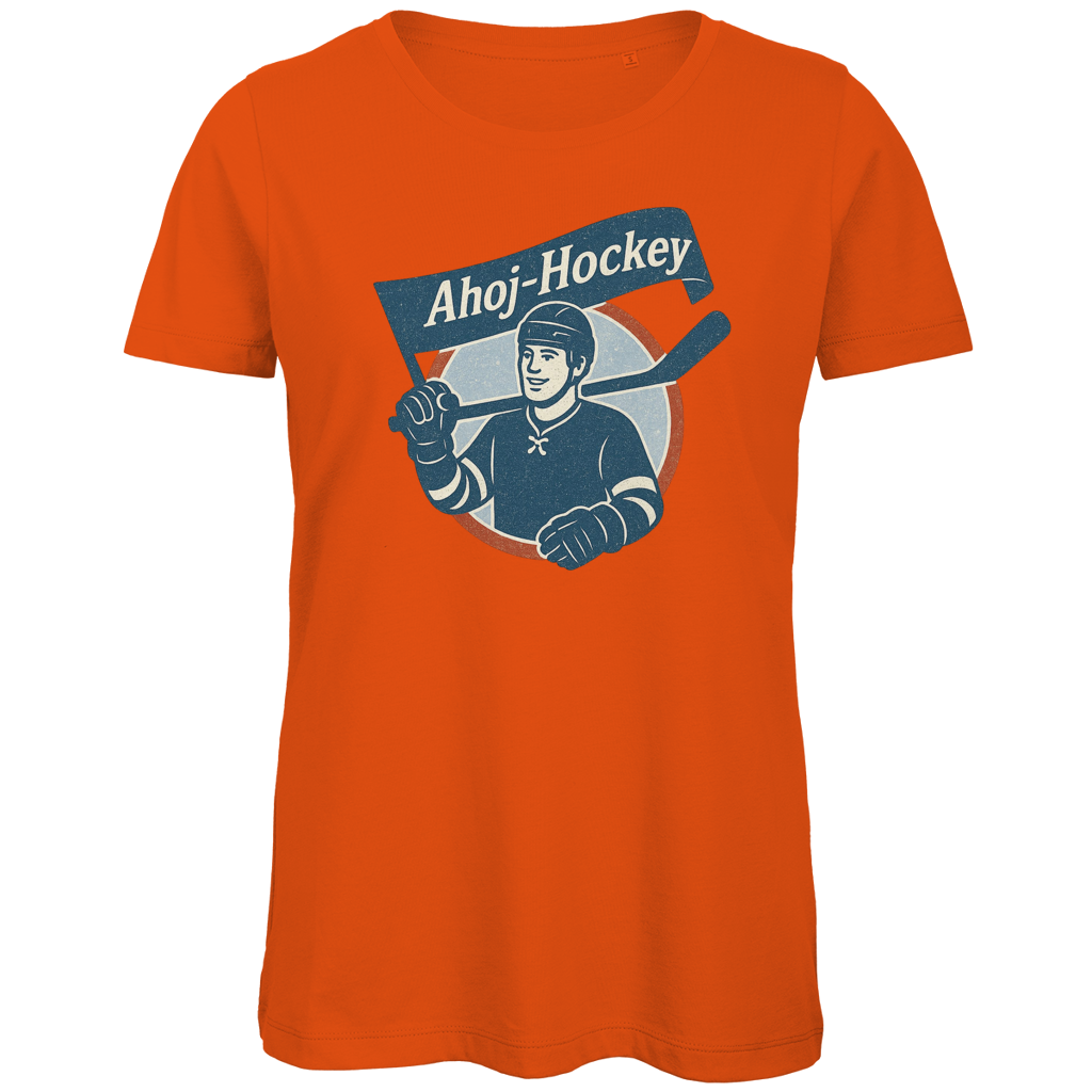 Ladies T-Shirt AHOJ-HOCKEY VINTAGE