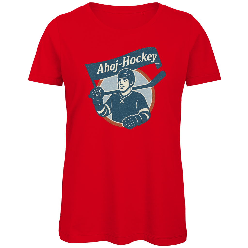 Ladies T-Shirt AHOJ-HOCKEY VINTAGE