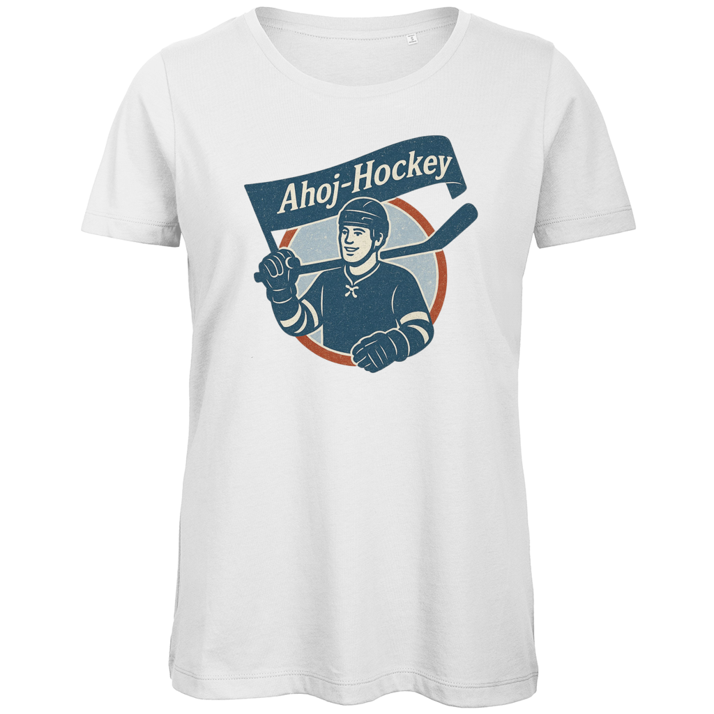 Ladies T-Shirt AHOJ-HOCKEY VINTAGE