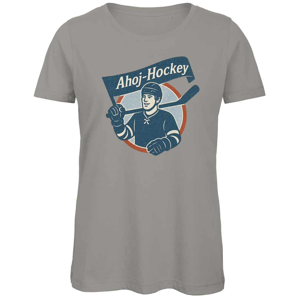 Ladies T-Shirt AHOJ-HOCKEY VINTAGE