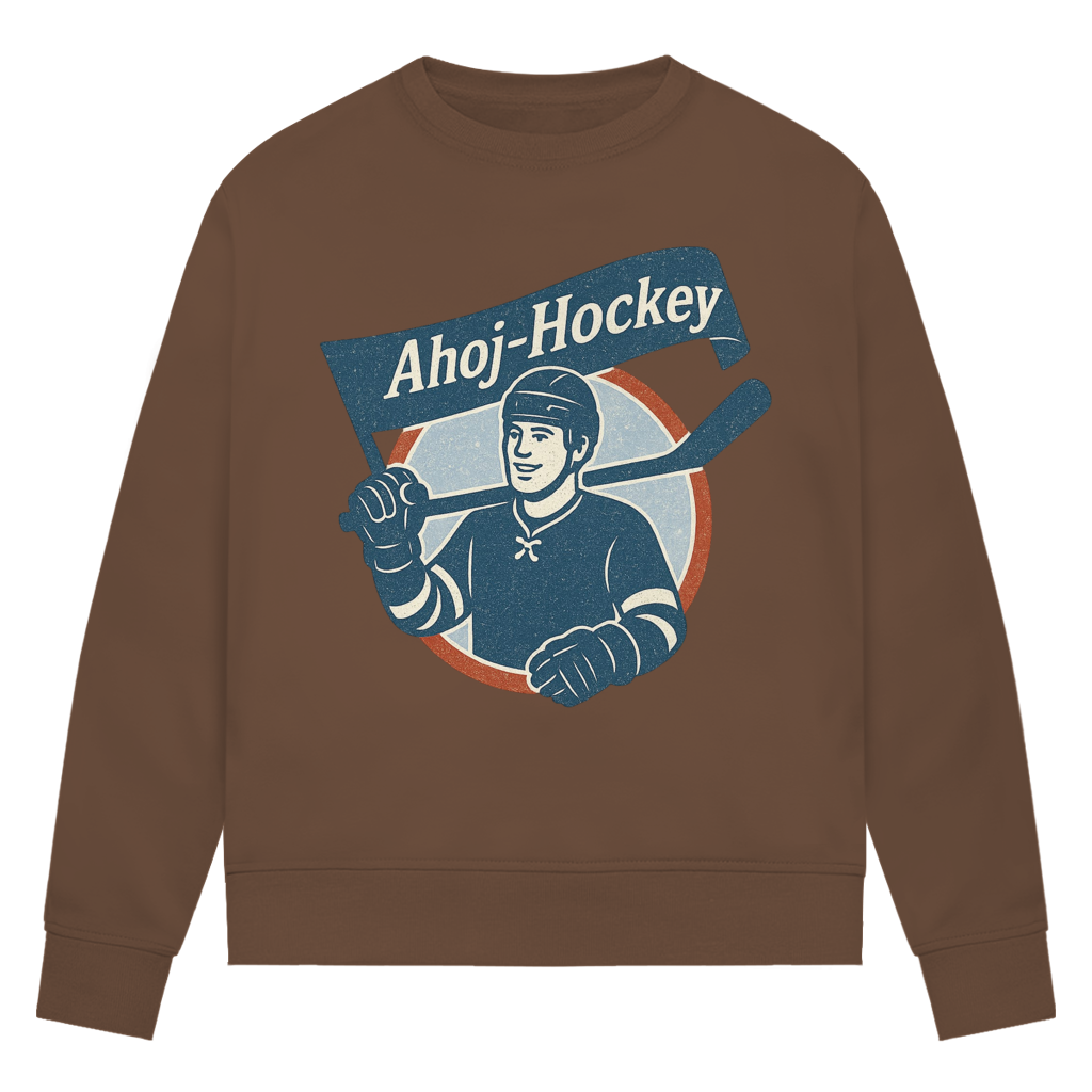Ladies Sweatshirt AHOJ-HOCKEY VINTAGE