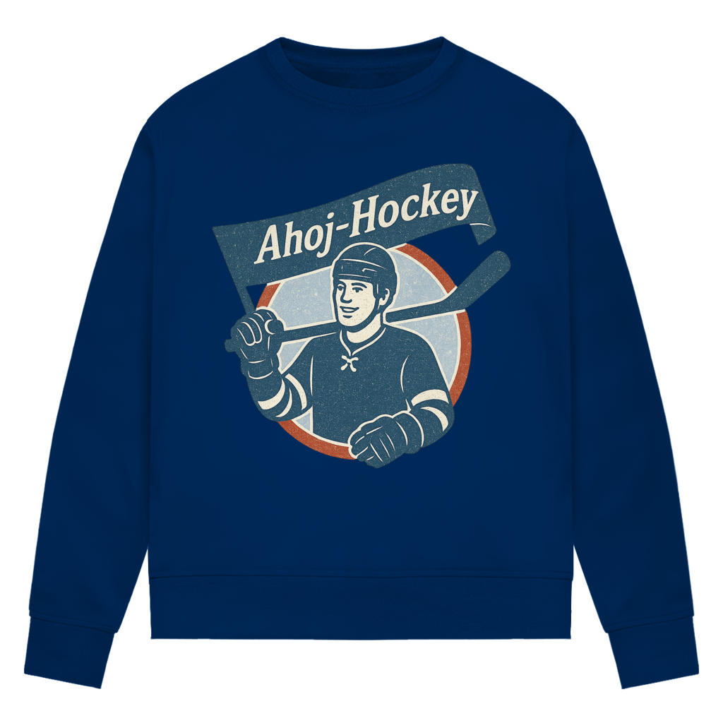 Ladies Sweatshirt AHOJ-HOCKEY VINTAGE