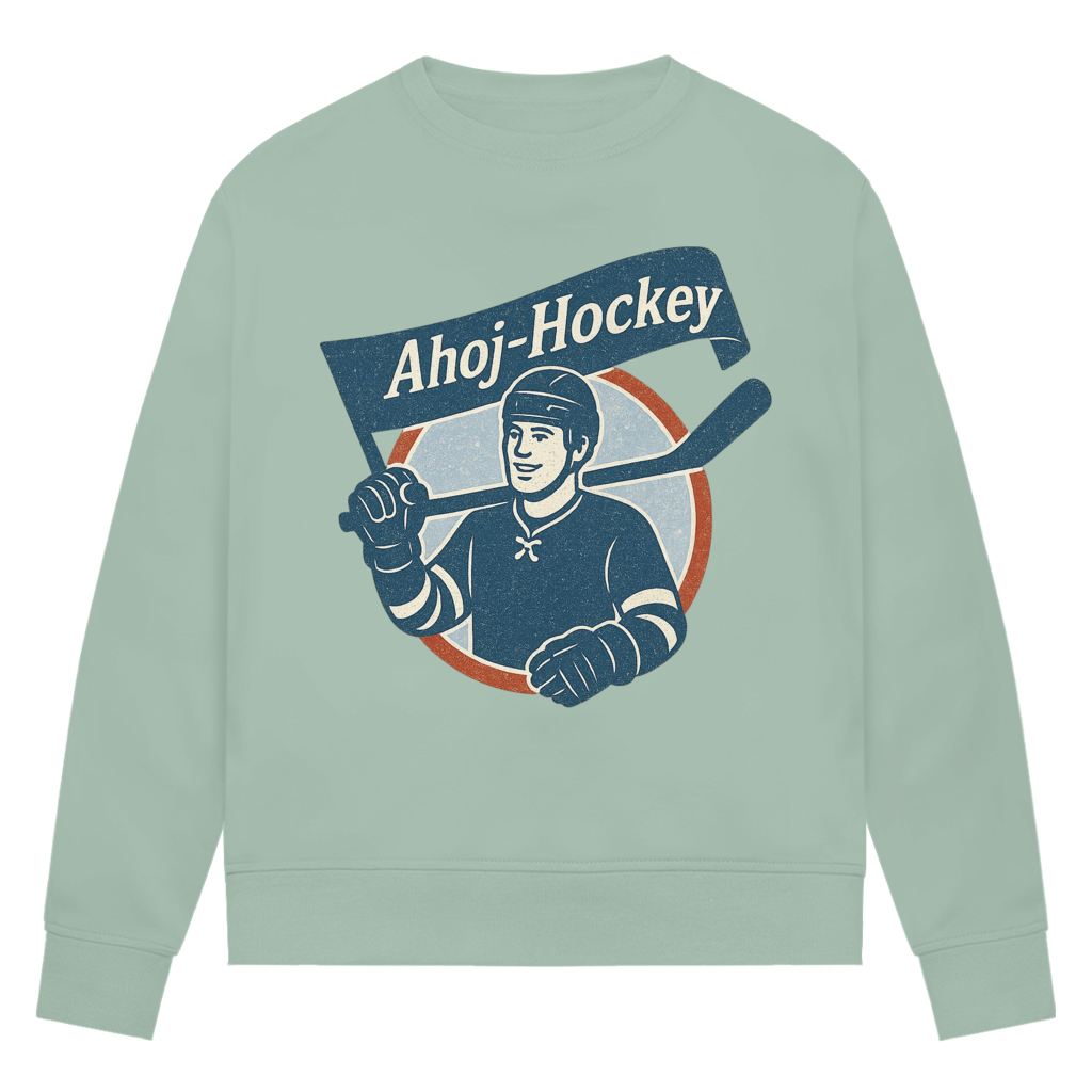 Ladies Sweatshirt AHOJ-HOCKEY VINTAGE