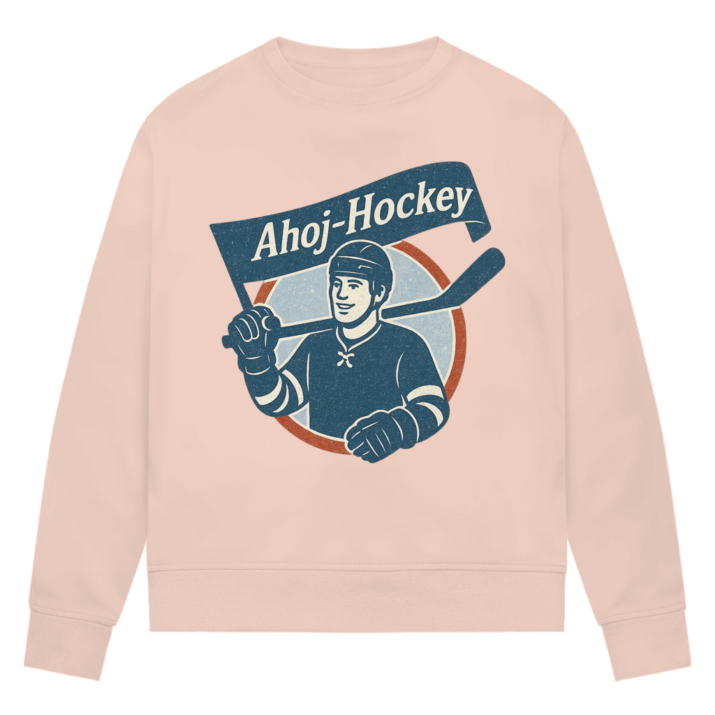 Ladies Sweatshirt AHOJ-HOCKEY VINTAGE