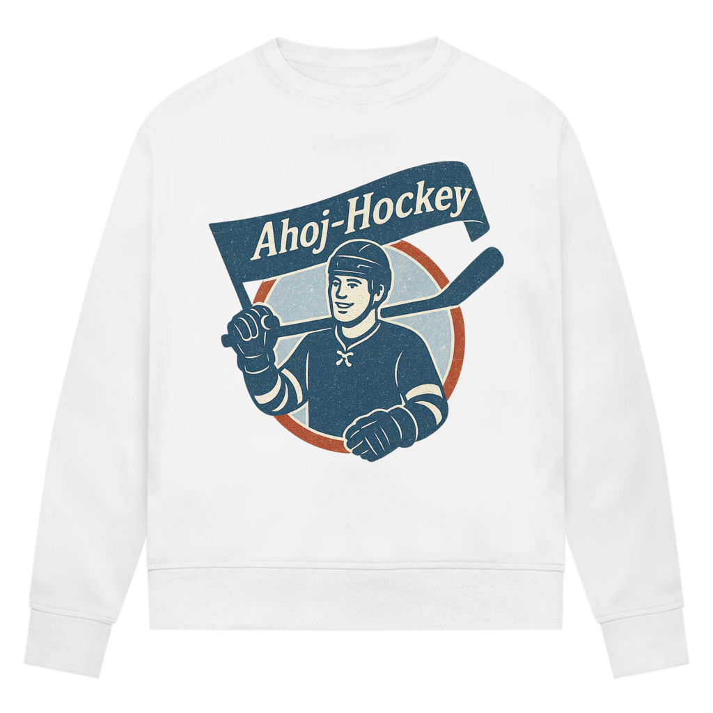 Ladies Sweatshirt AHOJ-HOCKEY VINTAGE