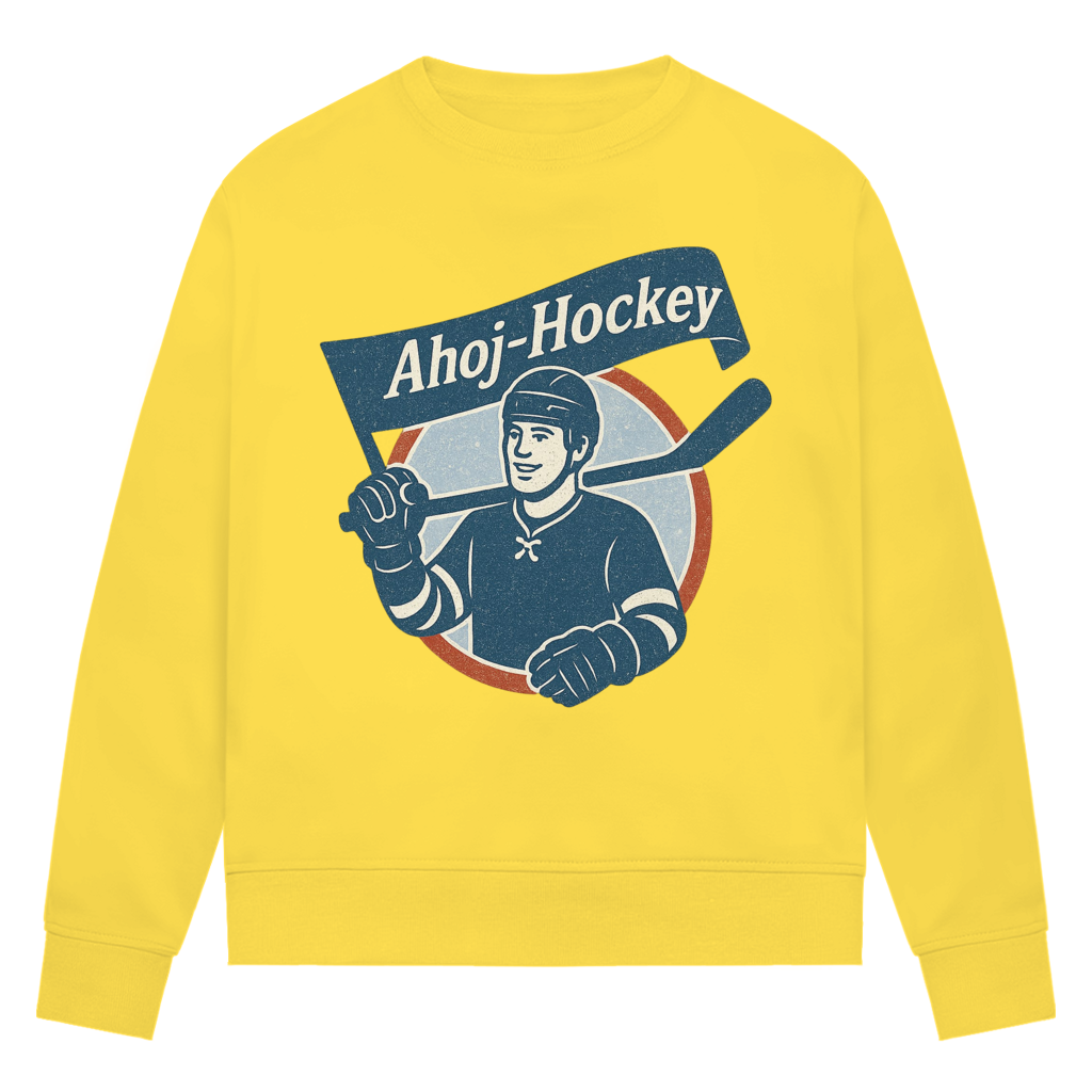 Ladies Sweatshirt AHOJ-HOCKEY VINTAGE