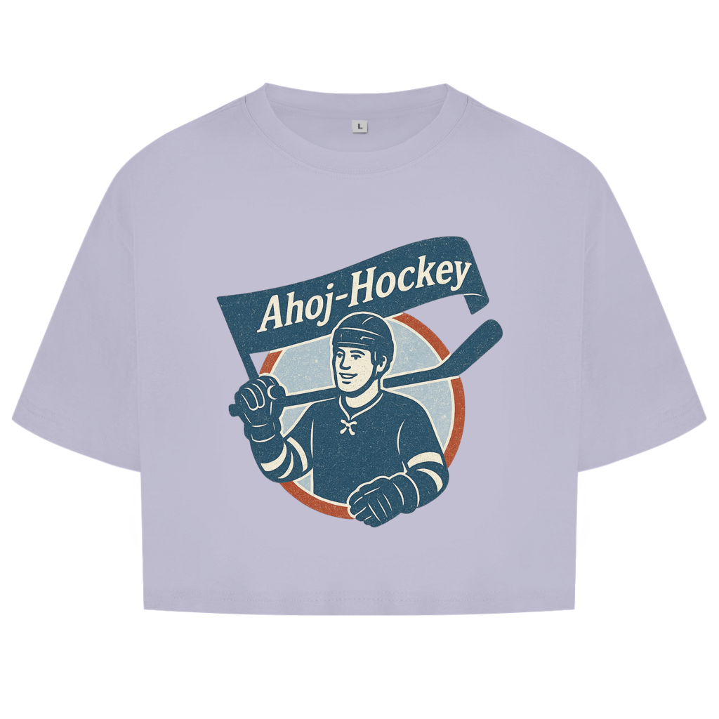 Ladies Crop Top AHOJ-HOCKEY VINTAGE