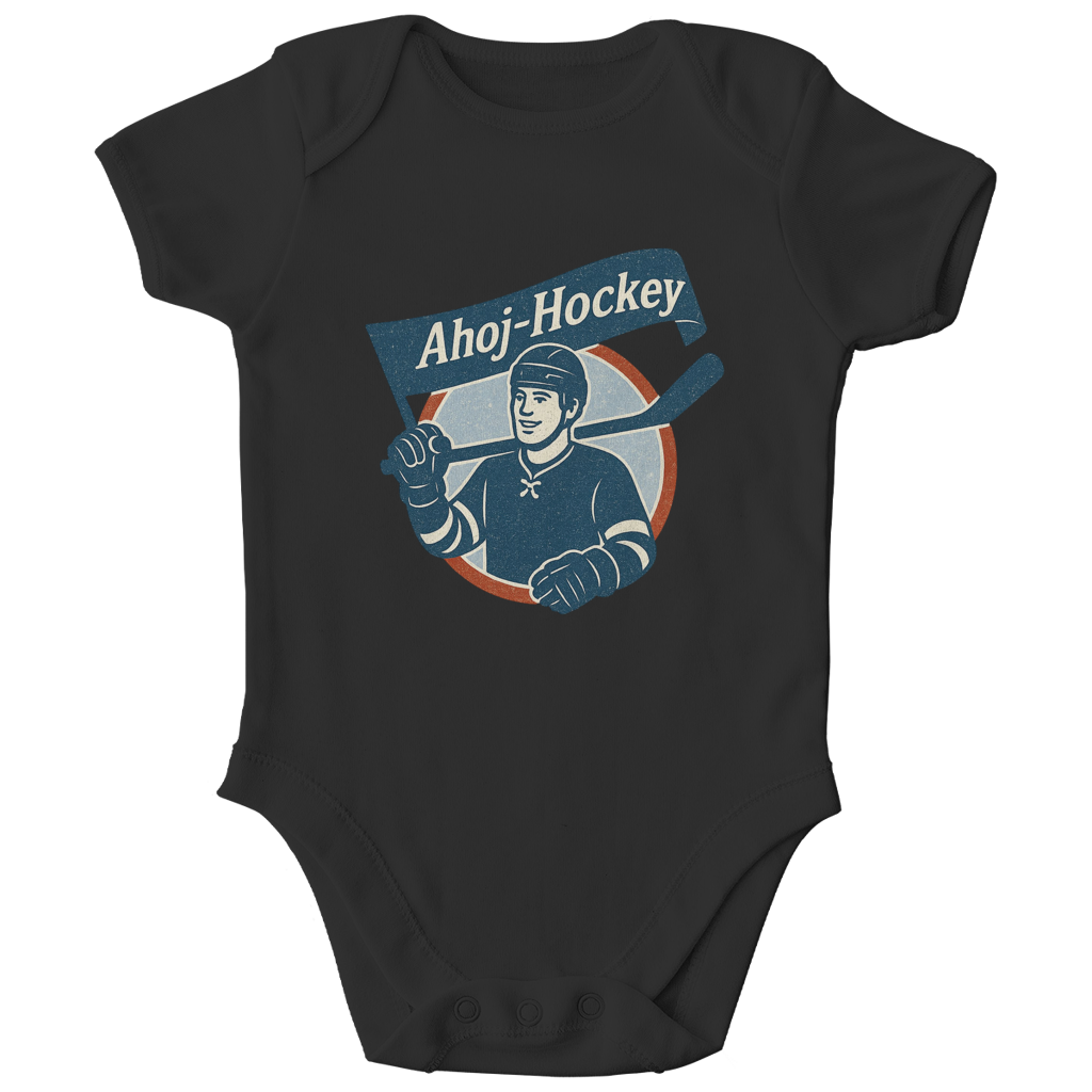 Babybody AHOJ-HOCKEY VINTAGE
