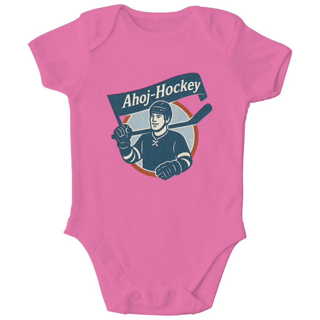 Babybody AHOJ-HOCKEY VINTAGE