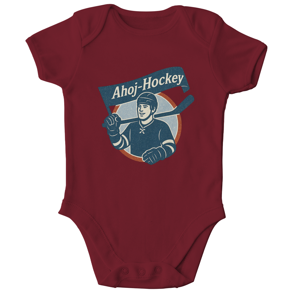 Babybody AHOJ-HOCKEY VINTAGE