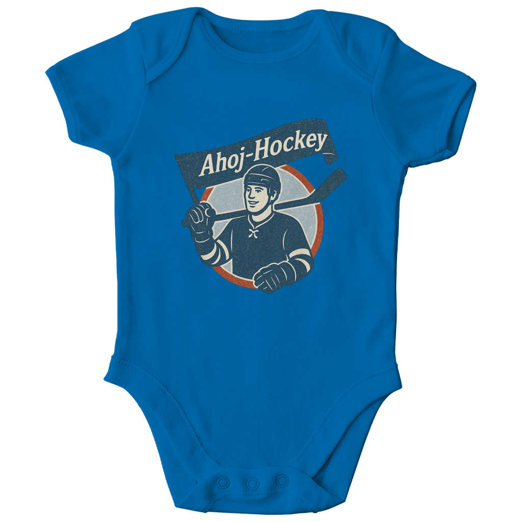 Babybody AHOJ-HOCKEY VINTAGE