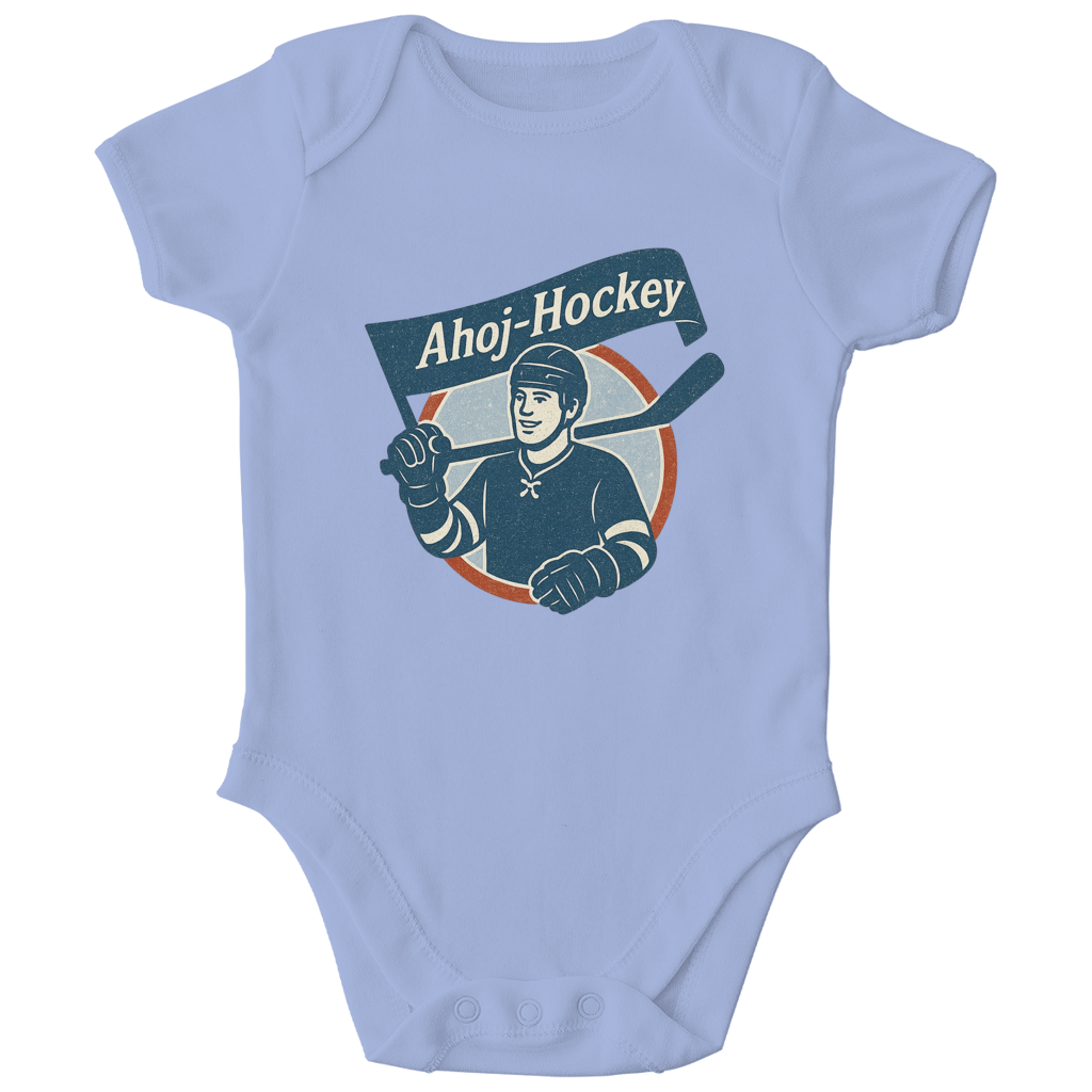 Babybody AHOJ-HOCKEY VINTAGE