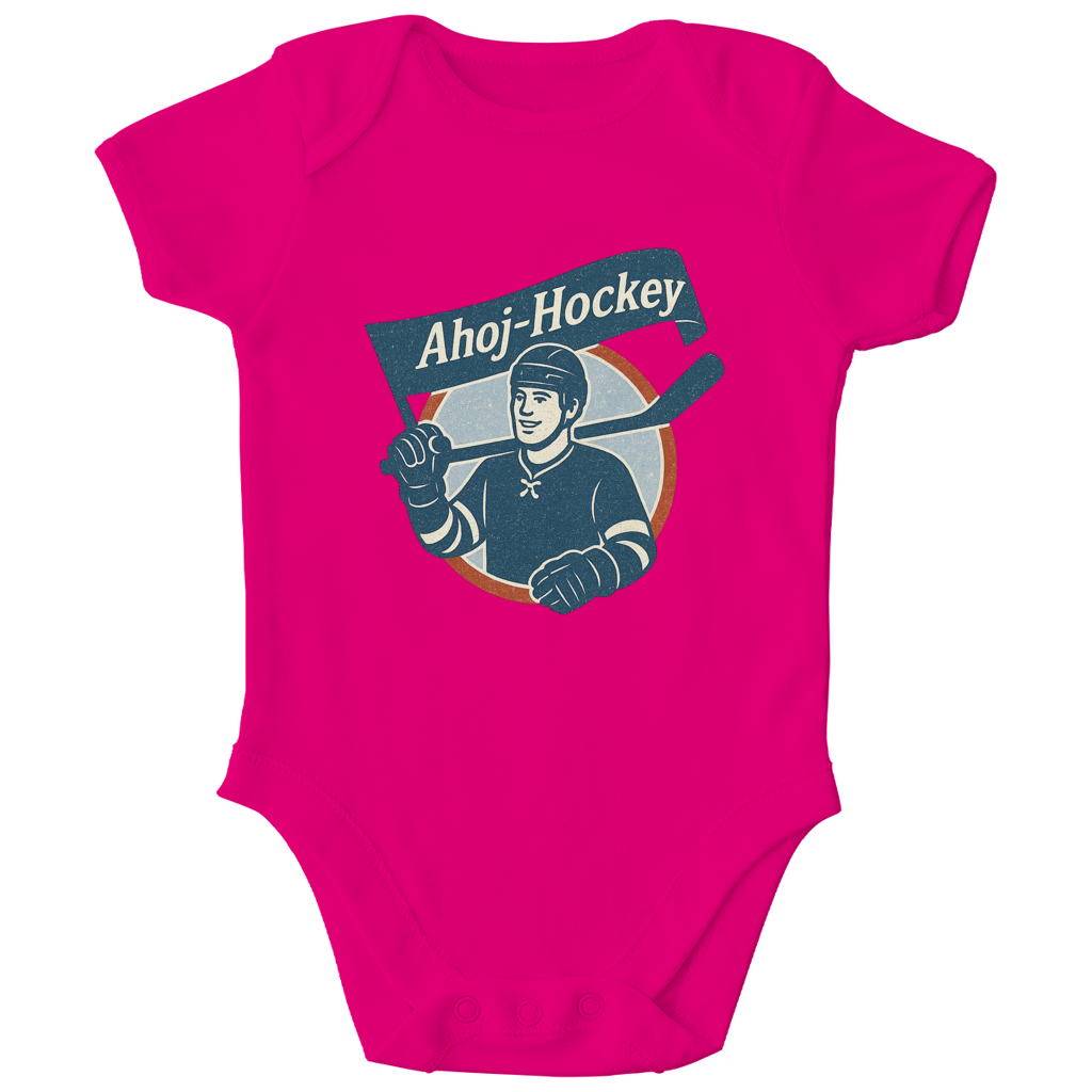 Babybody AHOJ-HOCKEY VINTAGE