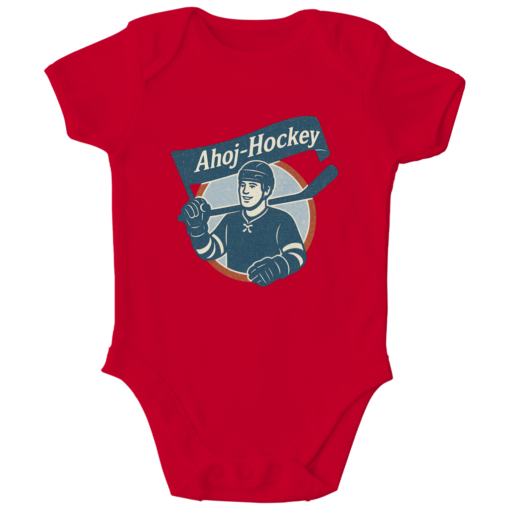 Babybody AHOJ-HOCKEY VINTAGE