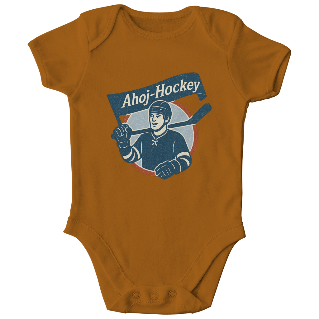 Babybody AHOJ-HOCKEY VINTAGE