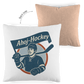 Kopfkissen zweifarbig AHOJ-HOCKEY VINTAGE