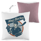 Kopfkissen zweifarbig AHOJ-HOCKEY VINTAGE