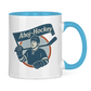 Tasse zweifarbig AHOJ-HOCKEY VINTAGE