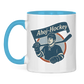 Tasse zweifarbig AHOJ-HOCKEY VINTAGE