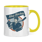 Tasse zweifarbig AHOJ-HOCKEY VINTAGE