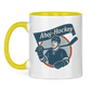 Tasse zweifarbig AHOJ-HOCKEY VINTAGE