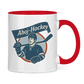 Tasse zweifarbig AHOJ-HOCKEY VINTAGE