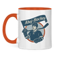 Tasse zweifarbig AHOJ-HOCKEY VINTAGE