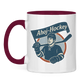 Tasse zweifarbig AHOJ-HOCKEY VINTAGE