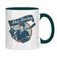 Tasse zweifarbig AHOJ-HOCKEY VINTAGE