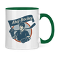 Tasse zweifarbig AHOJ-HOCKEY VINTAGE
