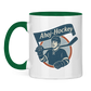 Tasse zweifarbig AHOJ-HOCKEY VINTAGE