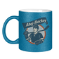 Glitzertasse AHOJ-HOCKEY VINTAGE