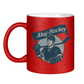 Glitzertasse AHOJ-HOCKEY VINTAGE