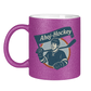 Glitzertasse AHOJ-HOCKEY VINTAGE