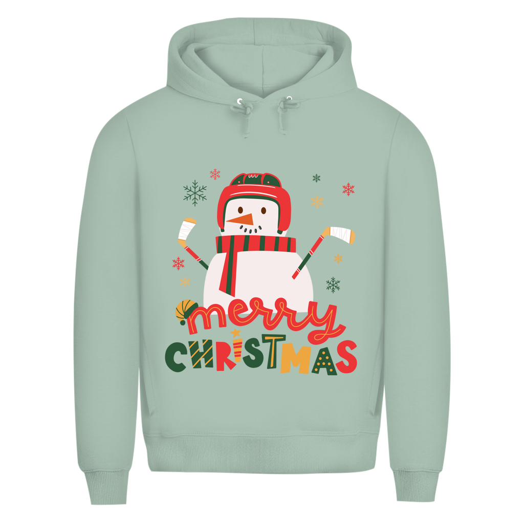 Premium Hoodie HOCKEY SNOWMAN