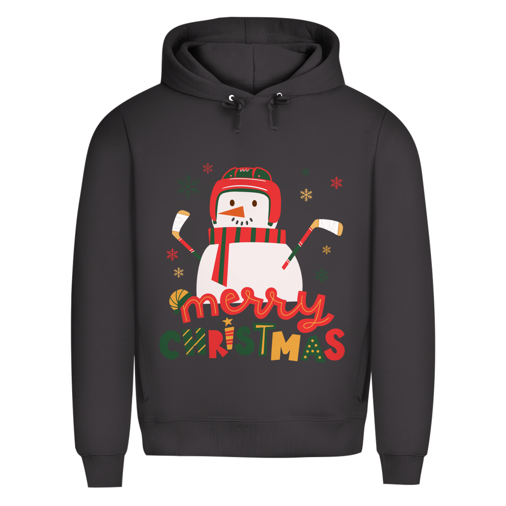 Premium Hoodie HOCKEY SNOWMAN