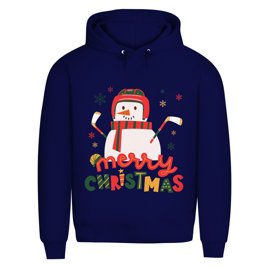 Premium Hoodie HOCKEY SNOWMAN