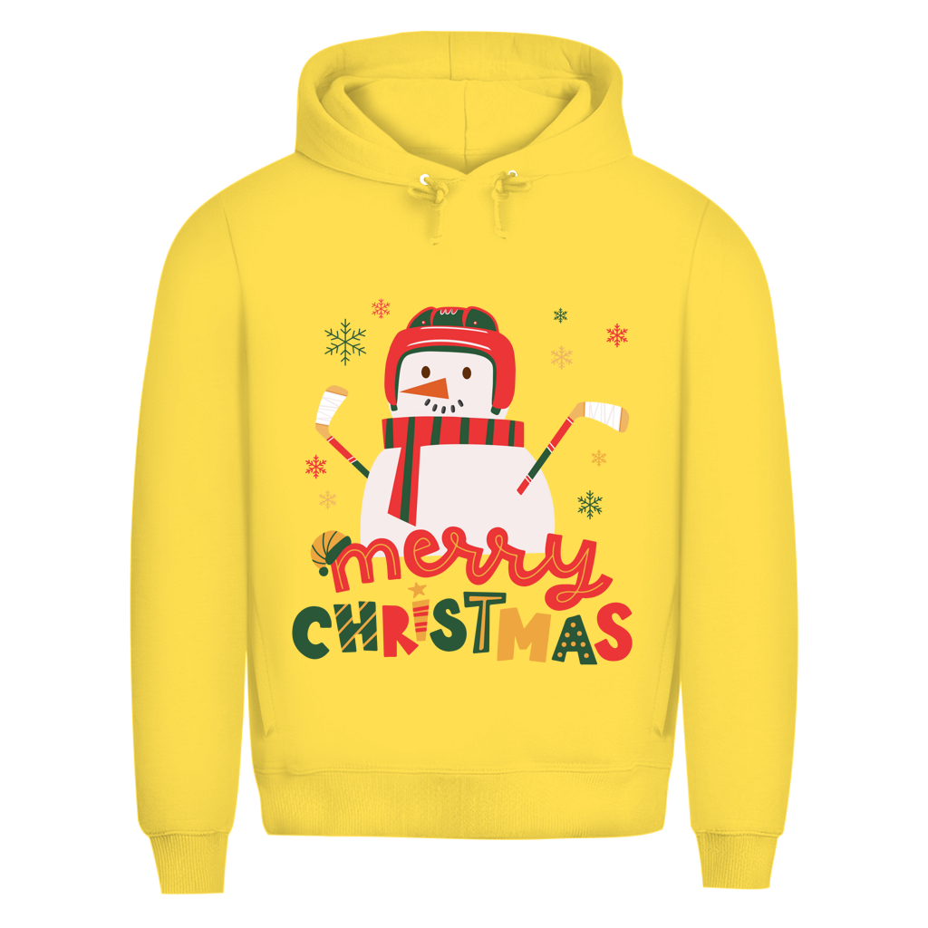 Premium Hoodie HOCKEY SNOWMAN